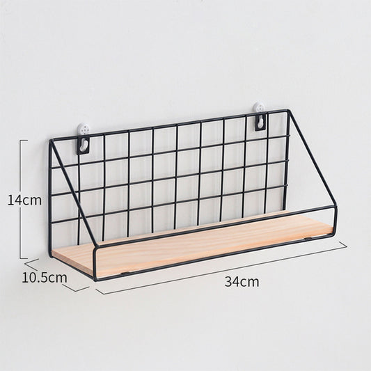Iron Wall Shelf Organizer for Kitchen and Bathroom Tools